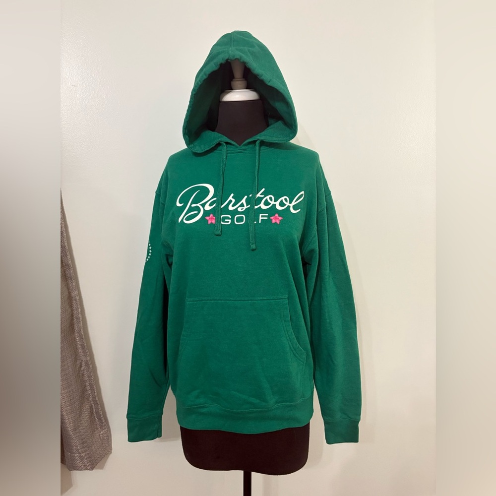 Barstool Golf Green Hoodie for Men